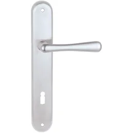 Maniglia su placca ELEGANT / Cromo opaco