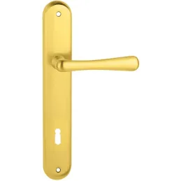 Maniglia su placca ELEGANT / Ottone opaco verniciato