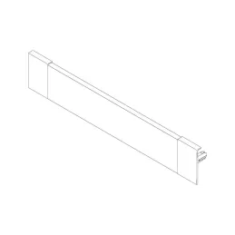 Pannello frontale per cassetto interno "M" / Grigio