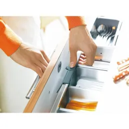 Maniglia per cassetto interno "M" / Grigio