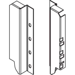 Porta schienale per Tandembox "C" / Bianco