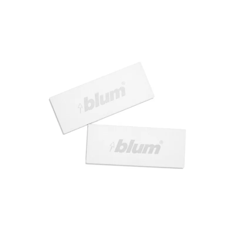 Set di coperture laterali Antarobox con logo / Bianco 2x