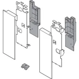 Supporto frontale LEGRABOX per cassetto interno con ringhiera “C” / Grigio