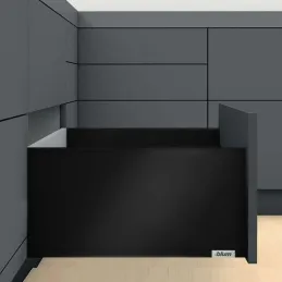 Sponda laterale LEGRABOX “F” 241 mm / Nero
