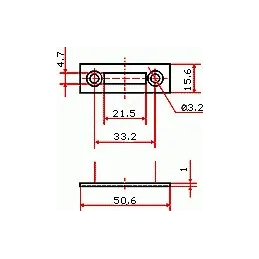 Serratura per tapparelle R50N/19 nichelata