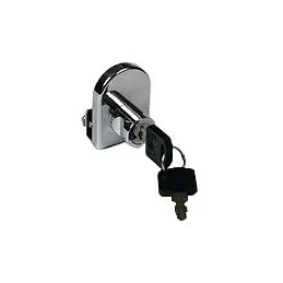 Serratura per vetro singolo JS60N/21 nichelata