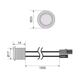 Interruttore touch con dimmer (retroilluminato)