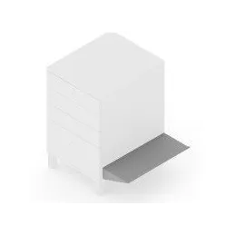 Supporto per computer Desk Bar / grigio