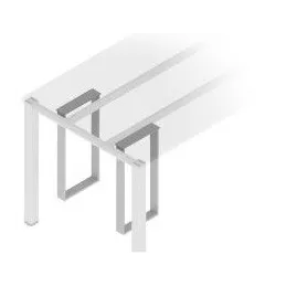 Supporto per computer Frame / grigio