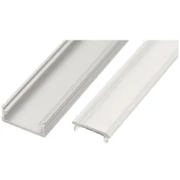 Profilo in alluminio ANIMA LL-02 per illuminazione a LED con copertura / Alluminio