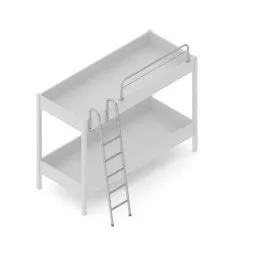 Scaletta per letto / grigio