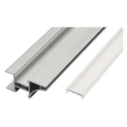 Profilo in alluminio angolare LL-08 per illuminazione LED con copertura