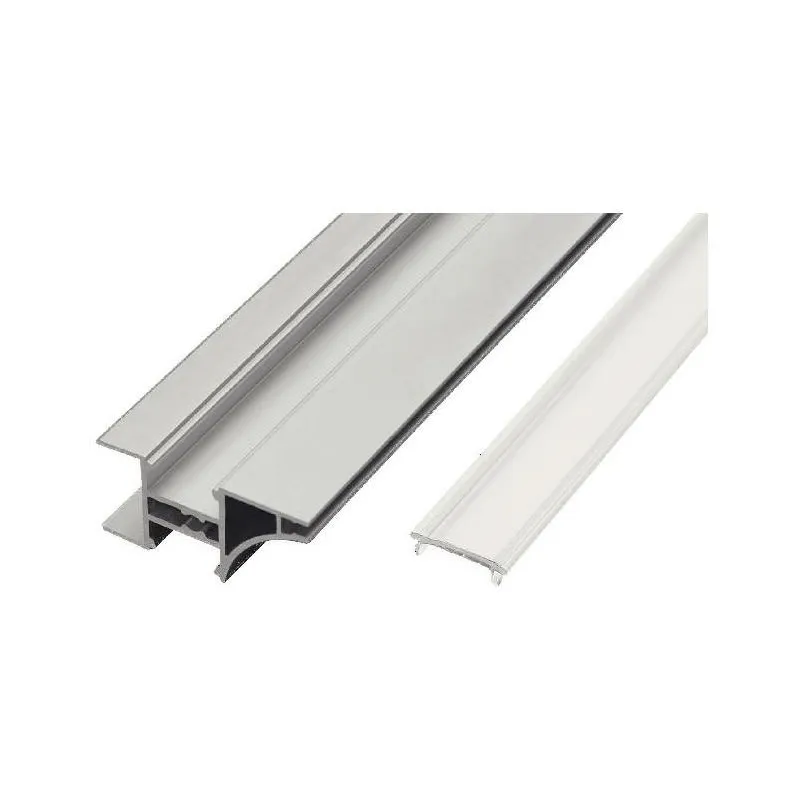 Profilo in alluminio angolare LL-08 per illuminazione LED con copertura