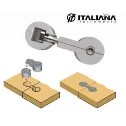 Ferramenta di giunzione per piani di lavoro Quick