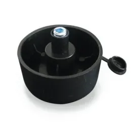 Piedino in plastica 27 mm / Nero