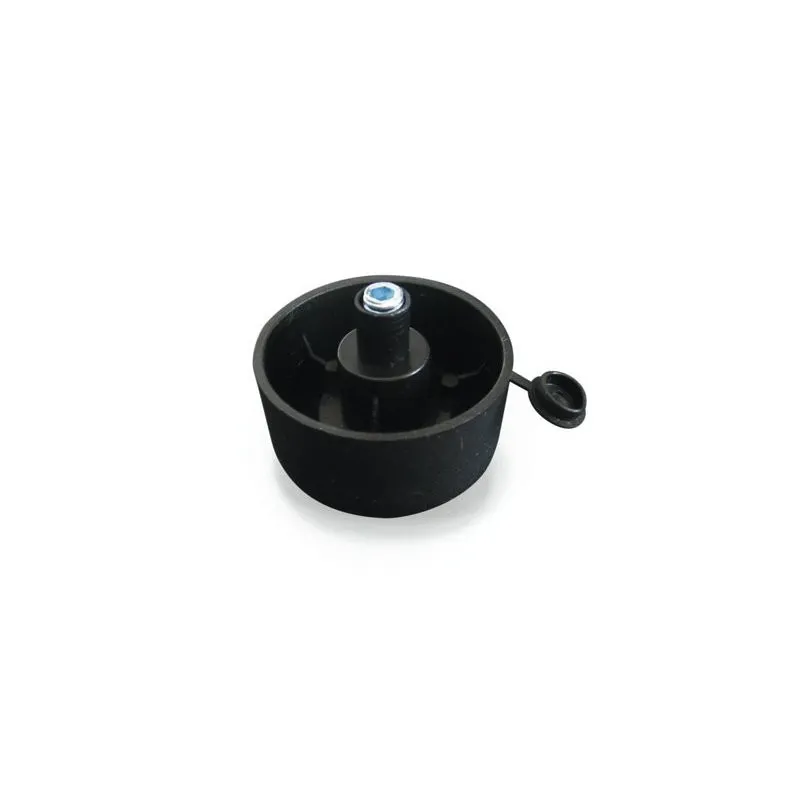 Piedino in plastica 27 mm / Nero
