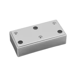 Piedino in plastica da 30 mm 120x60 / Grigio