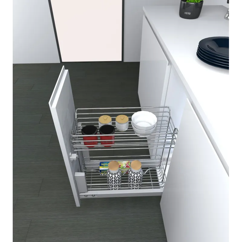Cestello estraibile con ammortizzazione INOXA HETTICH - 1102 / cromato