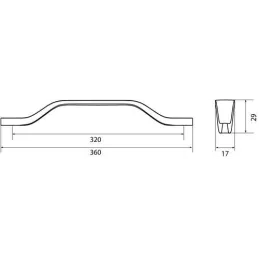 Maniglia LONG / Rame spazzolato