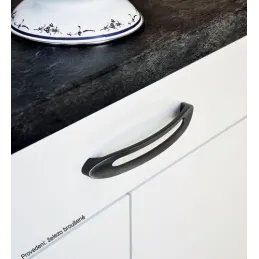 Maniglia SPACE / Nero spazzolato