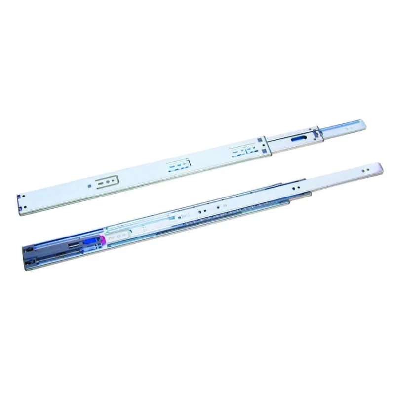 Guida di scorrimento con cuscinetti e ammortizzazione, 52 mm / Portata 75 kg
