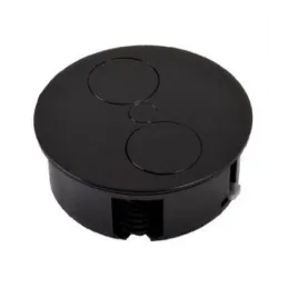 Presa elettrica Twister + USB / Nera