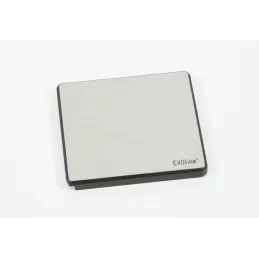 Presa elettrica Evoline Square 80 / Acciaio inox