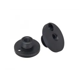Rotella nera con perno / 40 mm