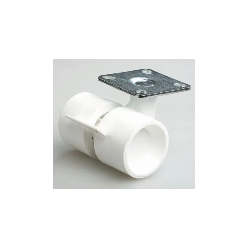 Rotella di design con freno SPEED 40 mm / Bianca