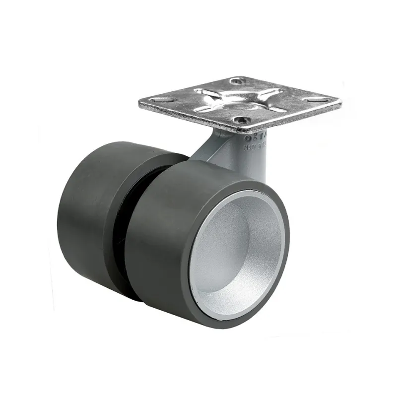 Ruota di design con freno SPEED 60 mm / Grigio