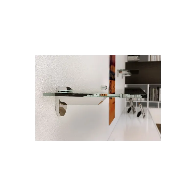 Supporto per ripiano OMEGA / Cromo lucido