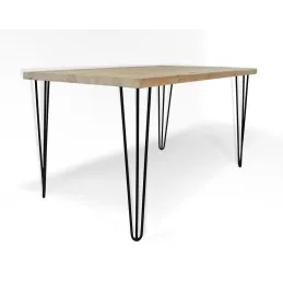 Gamba da tavolo HAIRPIN 710 mm / Nera