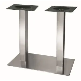 Base doppia per tavolo WENDY / Acciaio inox