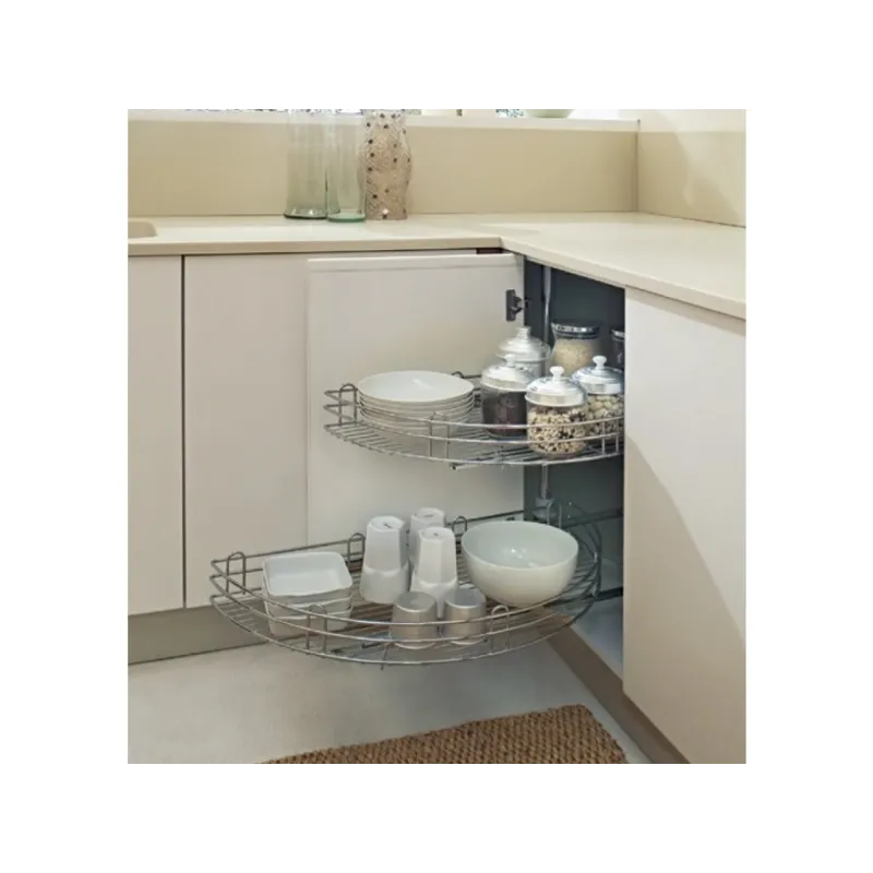 Carosello estraibile e girevole SMART 180° / Cromo lucido