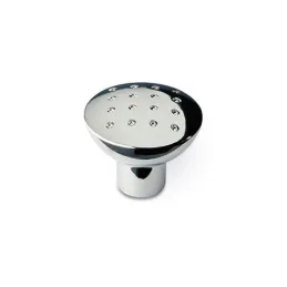 Maniglia POINT 28 a pomello / Cromo lucido