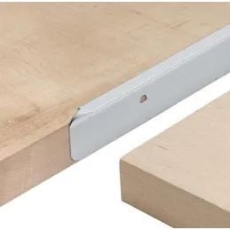 Profilo di giunzione angolare per piano di lavoro da 28 mm / Acciaio inox