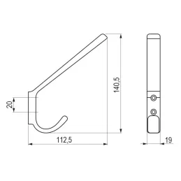 Appendiabiti PEG MAXI / Nero