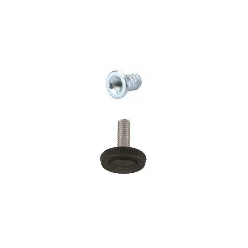 Dado a inserto con piedino regolabile M6
