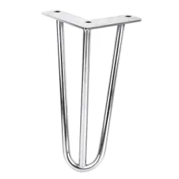 Gamba per mobili HAIRPIN MINI / Cromo lucido