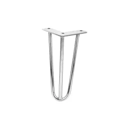 Gamba per mobili HAIRPIN MINI / Cromo lucido