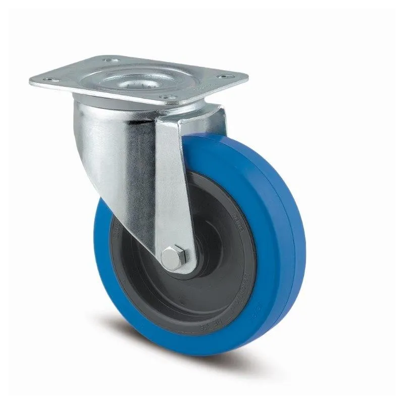 Ruota per mobili TENTE senza freno 100 mm / Blu