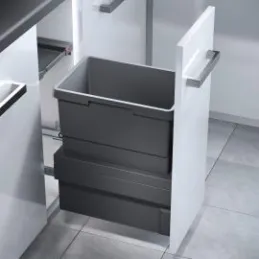 Cestino estraibile 300 mm - 1x40L / Antracite