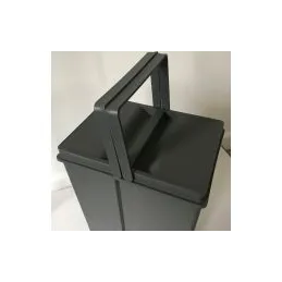 Cestino estraibile 300 mm - 1x40L / Antracite