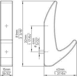 Appendiabiti KOS Mini / Oro anticato