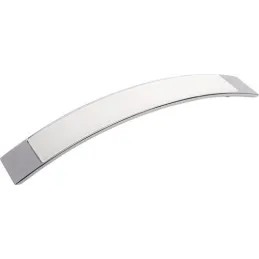 Maniglia MOBILIAR / Cromo lucido - bianco