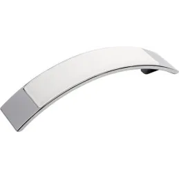 Maniglia MOBILIAR / Cromo lucido - bianco