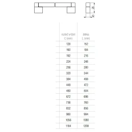 Maniglia FRAME / Nero opaco