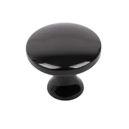 Pomello CIRCLE / Nero lucido