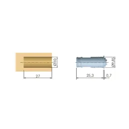 Magnete da avvitare K-LOCK / Antracite