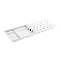 Portacoltelli in plastica MILENIUM / Bianco